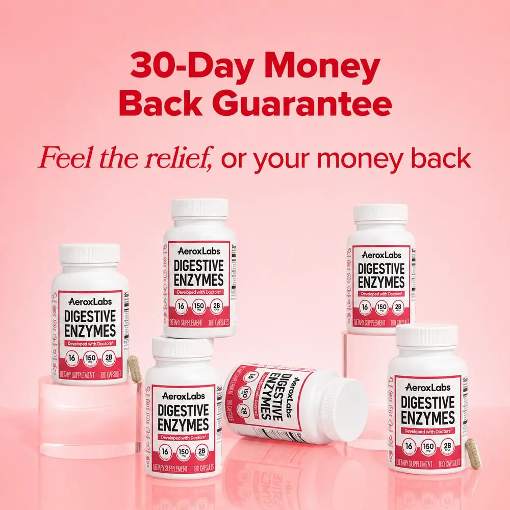 De-Bloating Digestive Enzyme Capsules