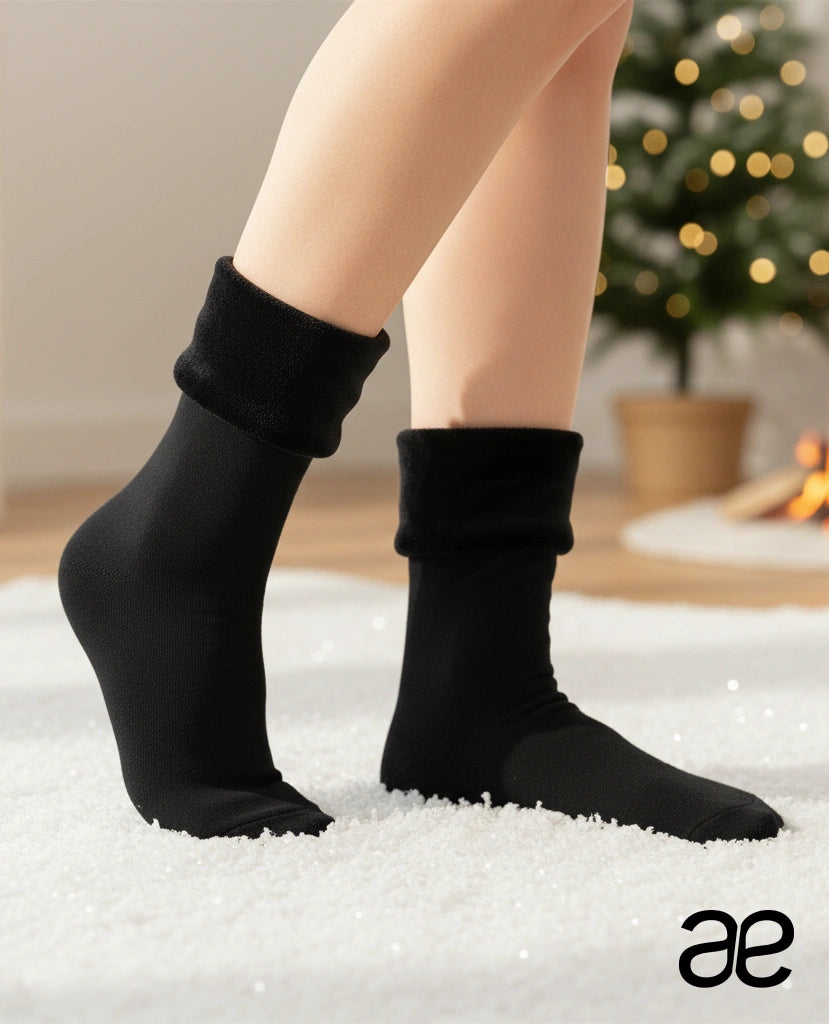 Aerox Therm™ Fleece Ultra-Warm Velvet Socks Slim & Stylish