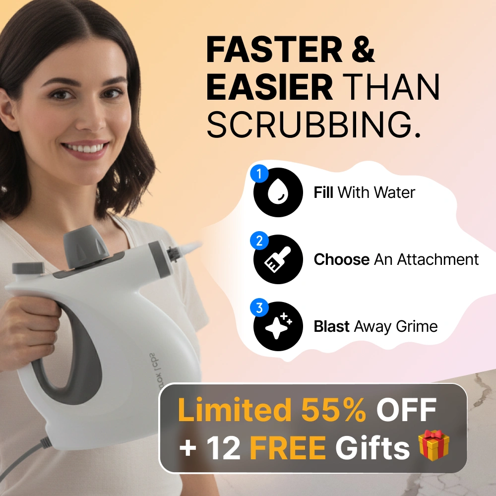 Aerox SteamerPro + 12 Free Attachments