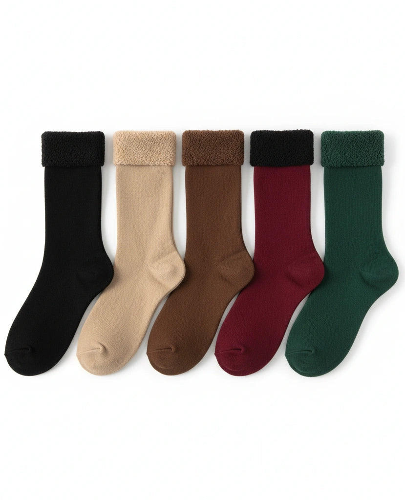 Aerox Therm™ Fleece Ultra-Warm Velvet Socks Slim & Stylish