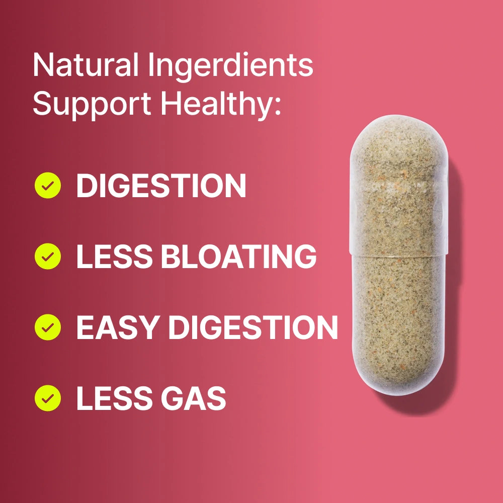 De-Bloating Digestive Enzyme Capsules
